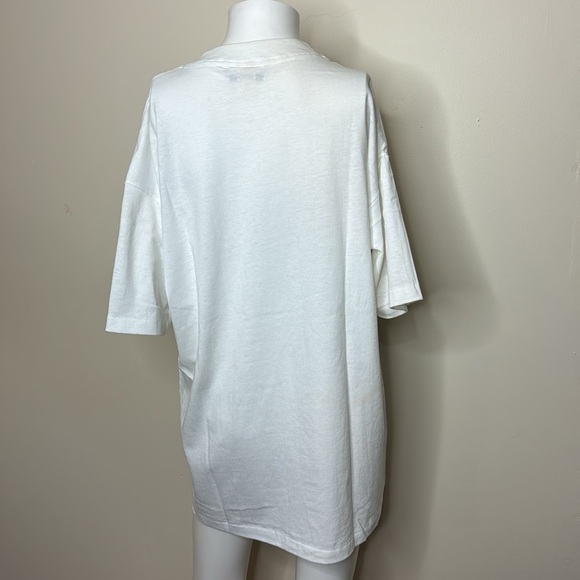 Vintage 80s Trump taj mahal clown glitter tshirt approx L - Picture 6 of 9